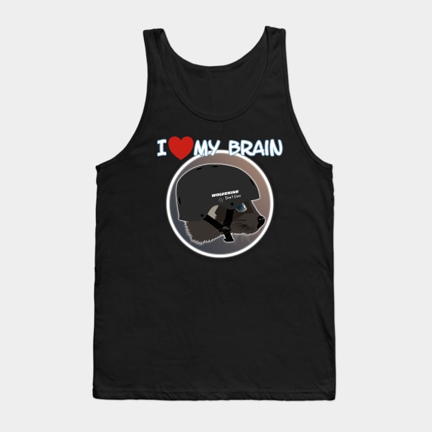 I love my Brain Tank Top by NicGrayTees